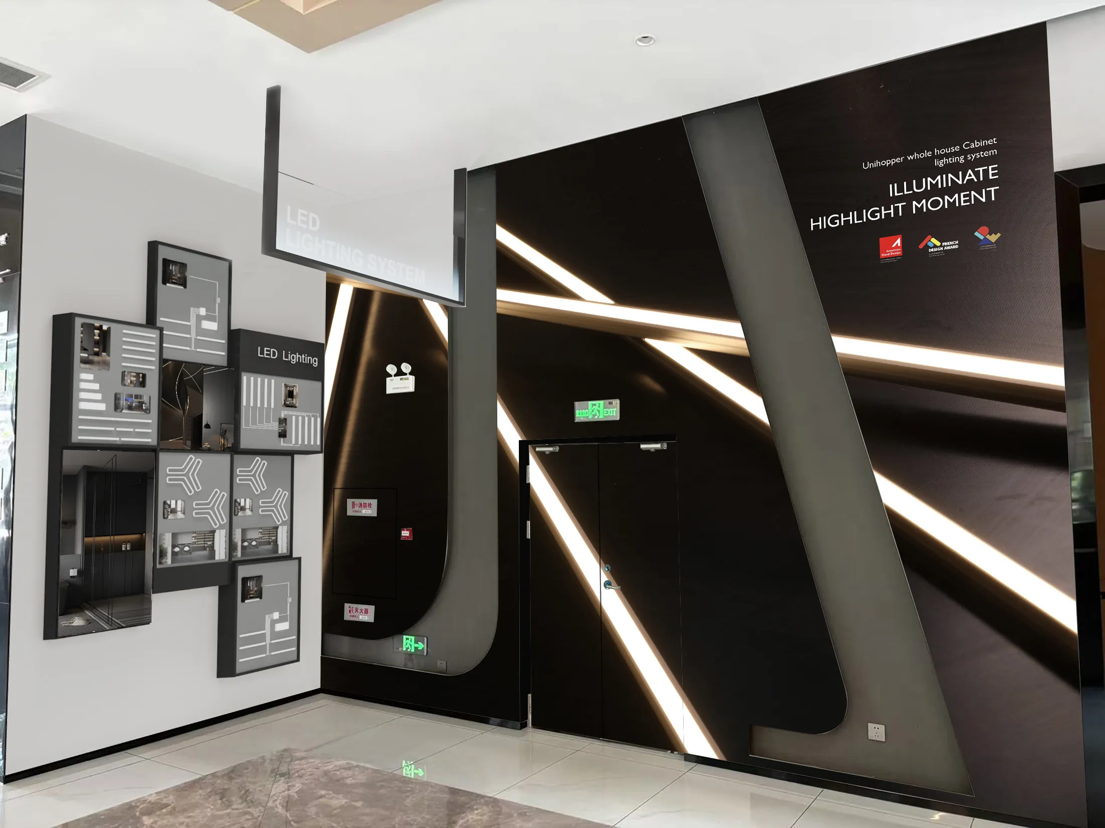 LED灯展示墙